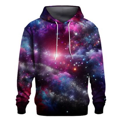 Cosmic Neon Space Hoodie