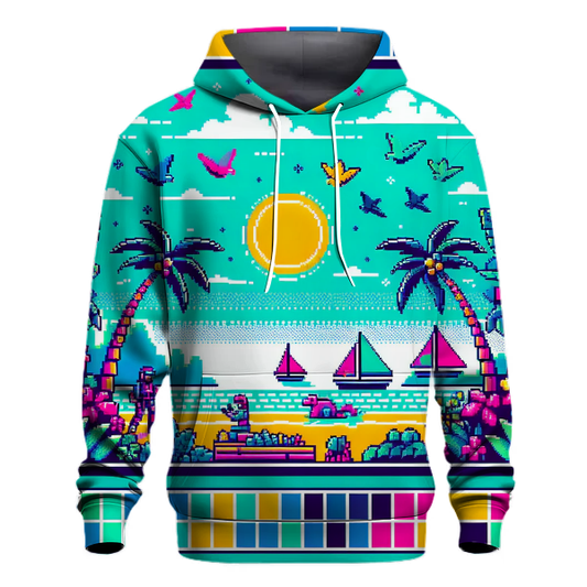 Pixelated Paradise Hoodie