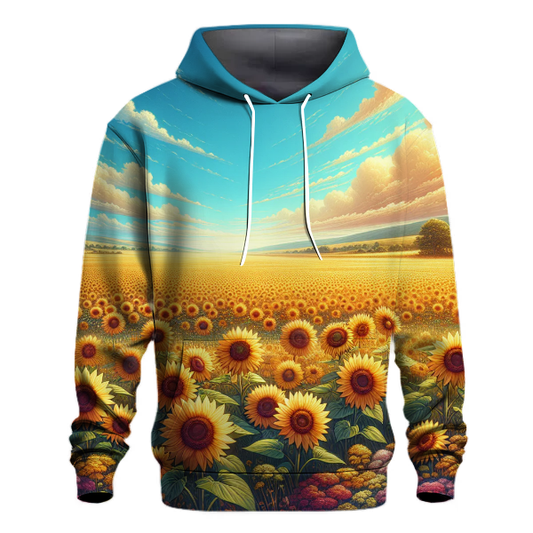 Radiant Sunflower Bliss Hoodie