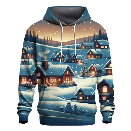 Magical Snowy Village Hoodie