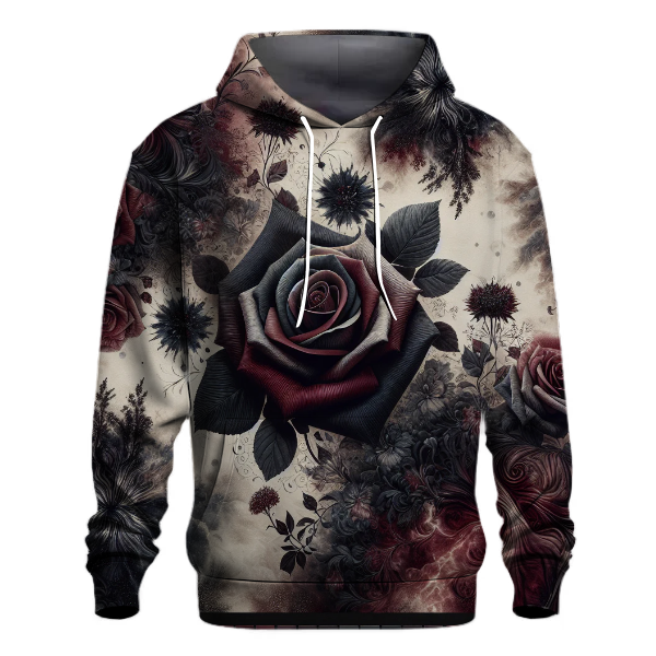 Midnight Rose Garden Hoodie