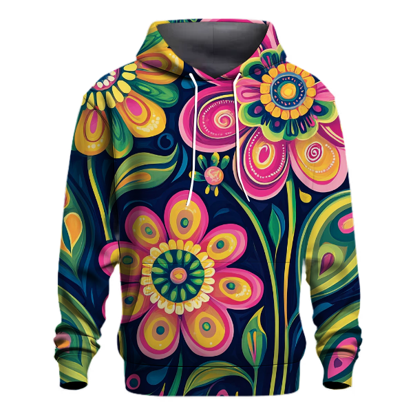 Cosmic Flower Child Hoodie