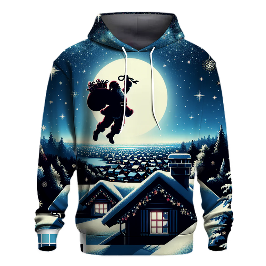 Rooftop Santa's Arrival Hoodie