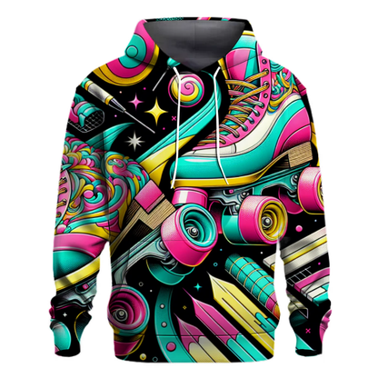 Neon Retro Roller Hoodie