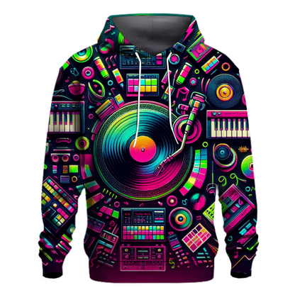 Funky 80s Music Mixer Hoodie