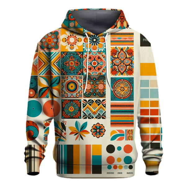 Funky Patchwork Dreams Hoodie