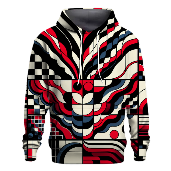 Funky Checkerboard Style Hoodie