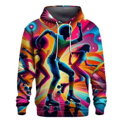 Retro Roller Disco Design Hoodie