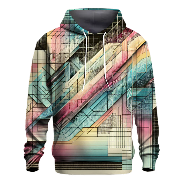 Neon Fantasy Grid Hoodie