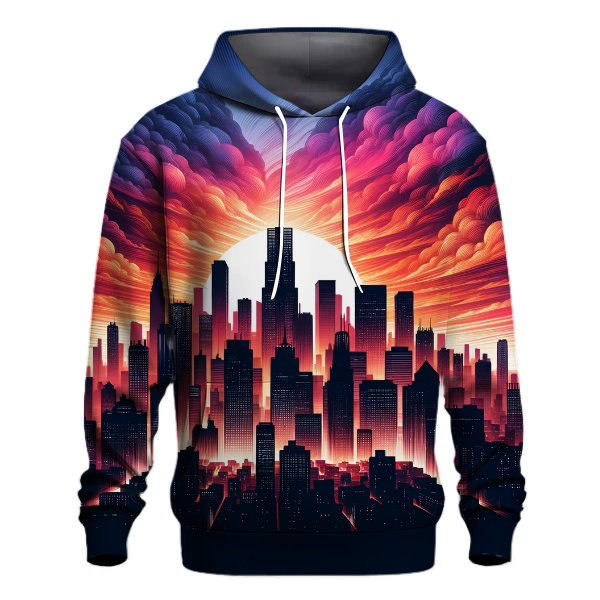 City Skyline Silhouette Hoodie