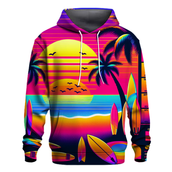 Classic Neon Beach Hoodie