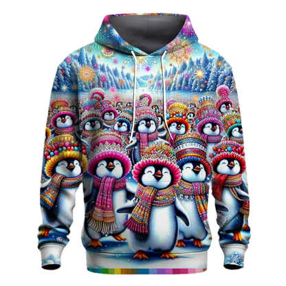 Cozy Penguin Parade Hoodie