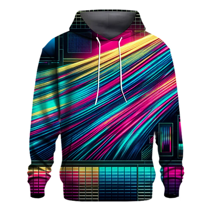 Classic Neon Tracks Hoodie