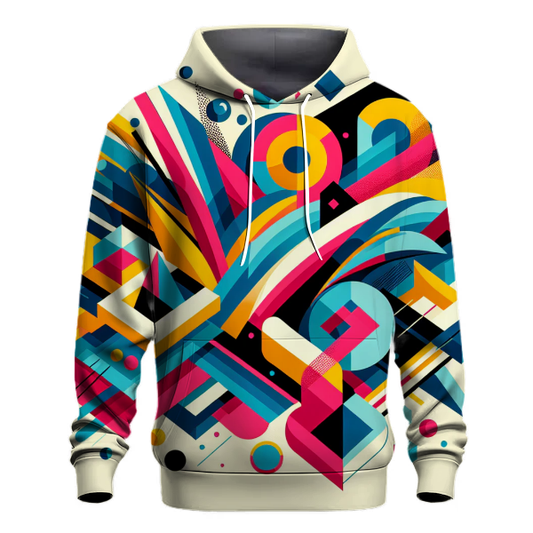 Colorful Geometric Shapes Hoodie