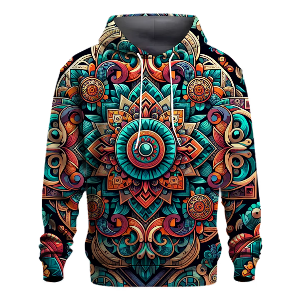 Retro Kaleidoscope Dreams Hoodie