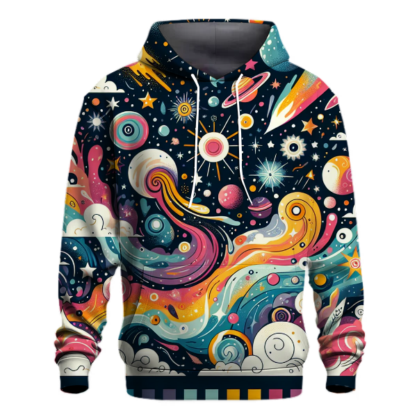 Galactic Whimsy Apparel Hoodie