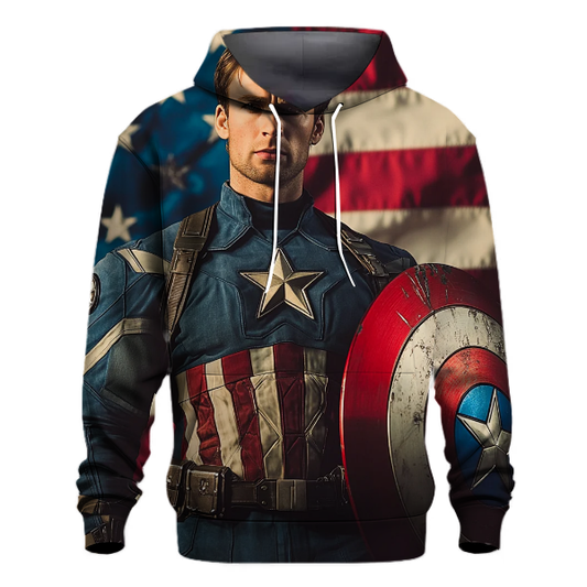 Chris Evans The Timeless Valor of Captain America Hoodie