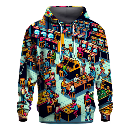 Classic 80s Arcade Nostalgia Hoodie