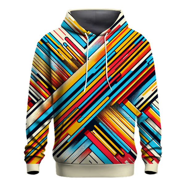 Retro Rainbow Delight Hoodie