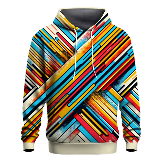 Retro Rainbow Delight Hoodie