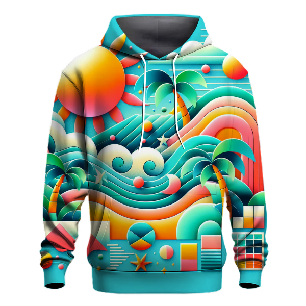 Vibrant Summer Vibes Hoodie