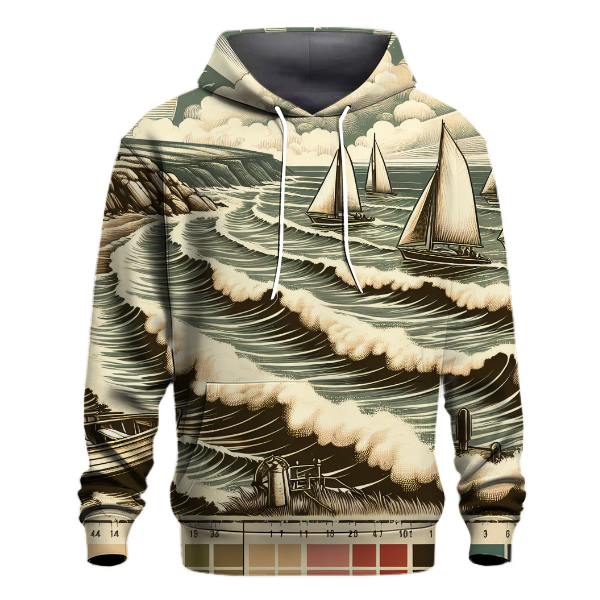 Vintage Coastal Charm Hoodie