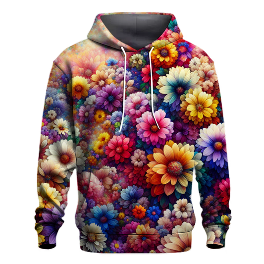 Radiant Floral Kaleidoscope Hoodie