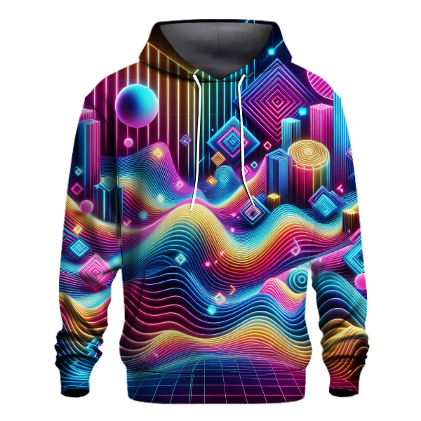 Neon Wave Party Hoodie