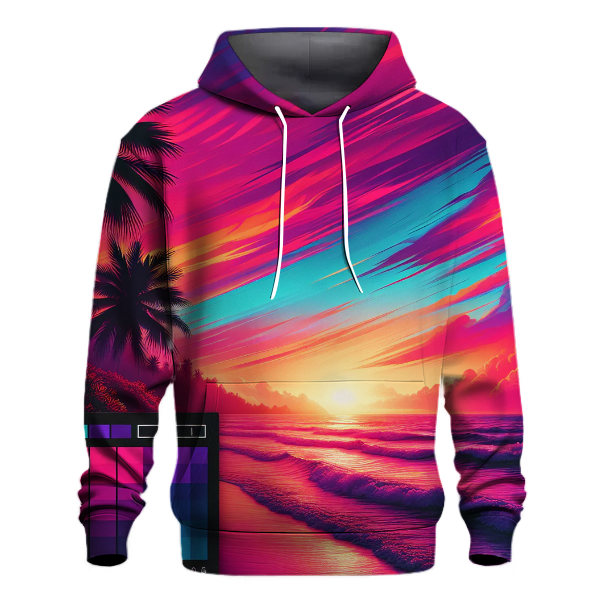 Groovy Sunset Vibes Hoodie