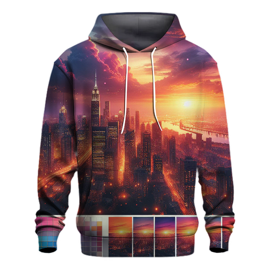 Artistic City Skyline Hoodie