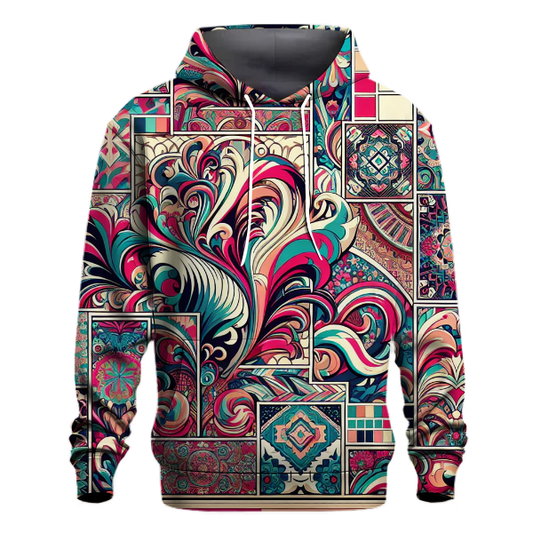 Colorful Vintage Patterns Hoodie