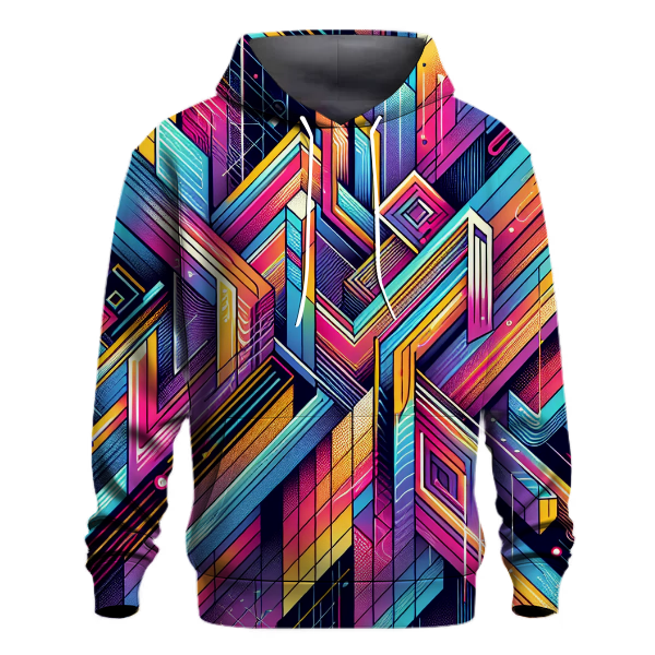 Neon Stripes Remix Hoodie