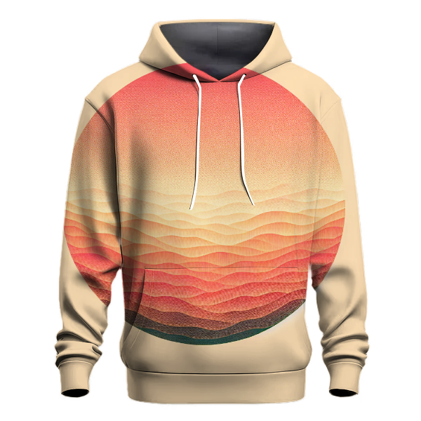 Coral Sunset Ombre Hoodie