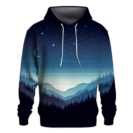 Moonlight Silhouette Gradient Hoodie