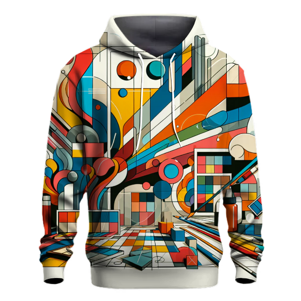 Modern Abstract Artistry Hoodie