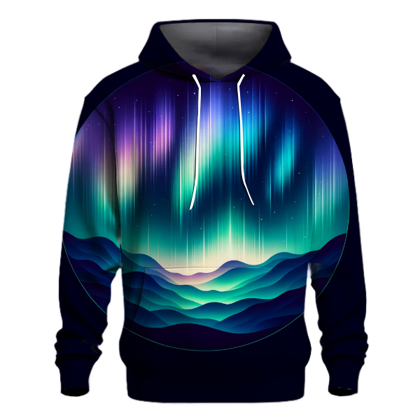 Glimmering Aurora Gradient Hoodie