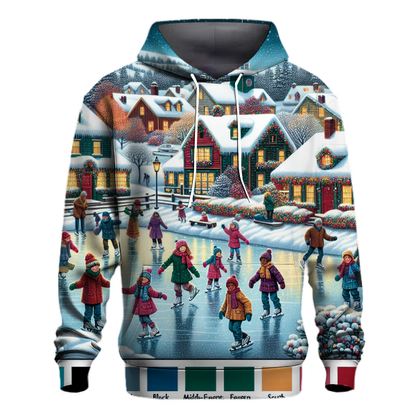 Christmas Village on Ice Hoodie