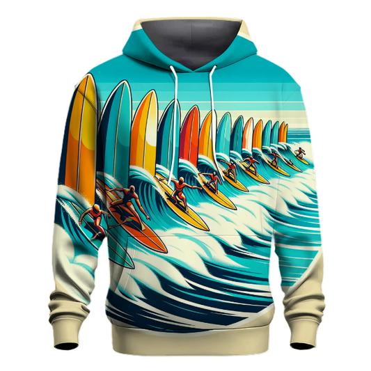 Vibrant Surf Scene Hoodie