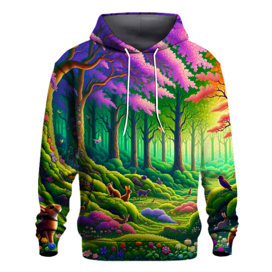 Charming Whimsical Forest Hoodie