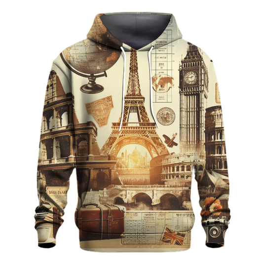 Vintage Travel Adventures Hoodie