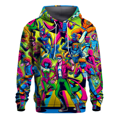 Comic Book Heroes Unite Hoodie