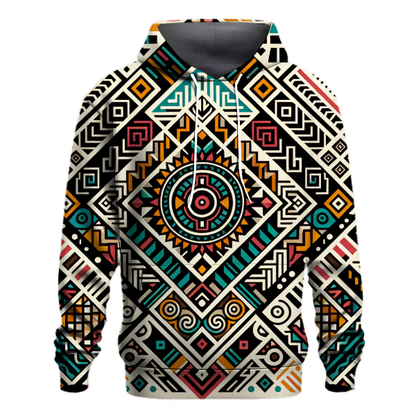 Vibrant Aztec Patterns Hoodie