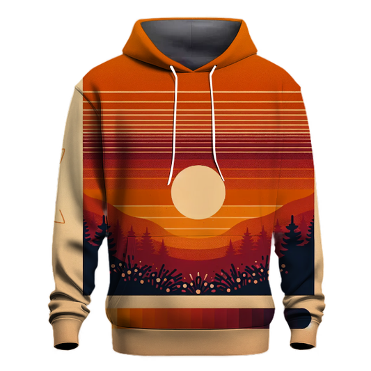 Sunset Amber Gradient Hoodie