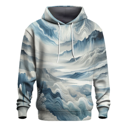 Arctic Ice Tie-dye Design Hoodie