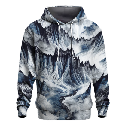 Frozen Glacier Design Hoodie