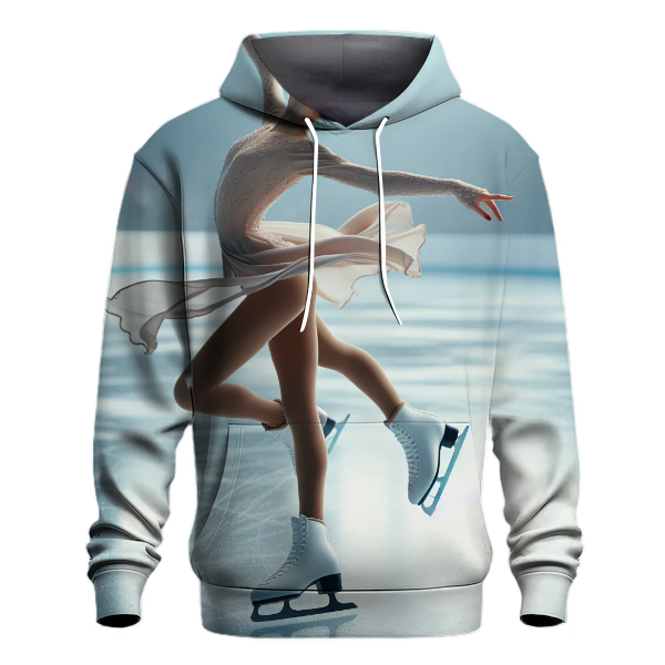 Ice Skating - Frosted Grace Hoodie Custom Hoodies