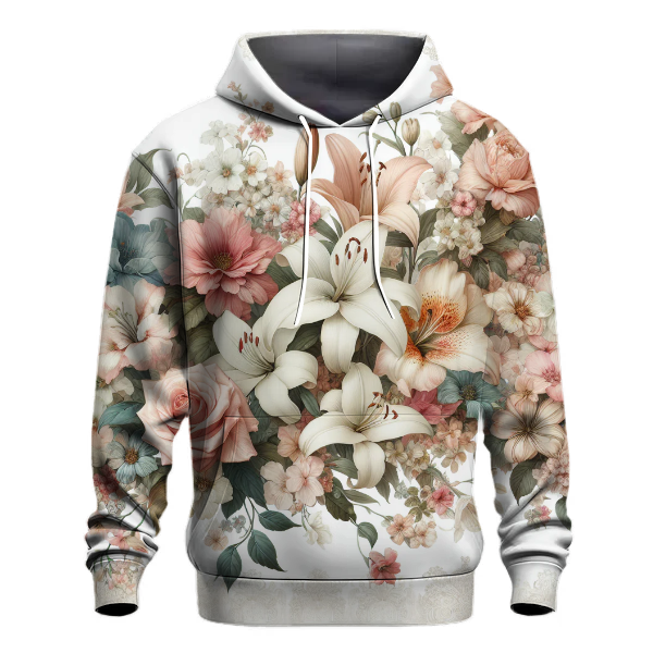 Ethereal Floral Reverie Hoodie