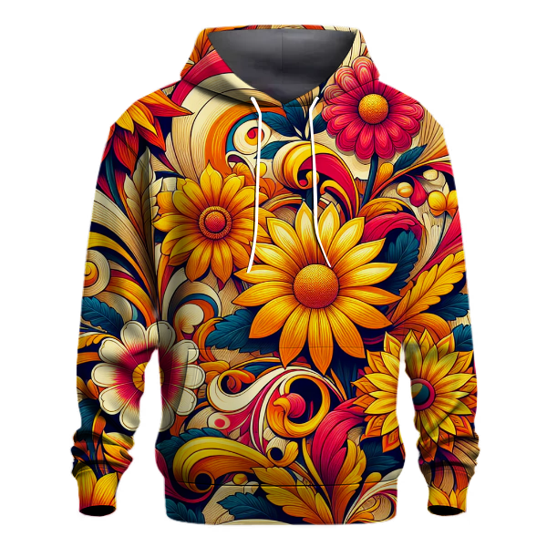 Hippie Vibe Flower Power Hoodie