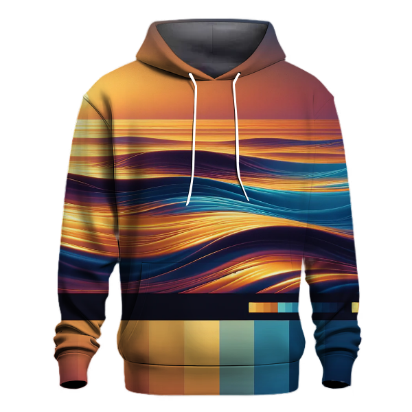 Seaside Dusk Gradient Hoodie Hoodie Designs