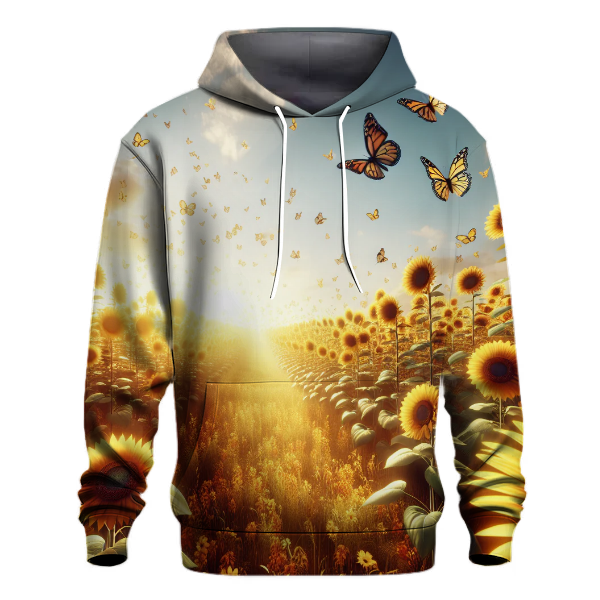 Radiant Sunflower Symphony Hoodie